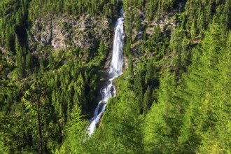 Stuiben Waterfall, Umhausen, Ötztal, Ötztal Alps, Tyrol, Austria