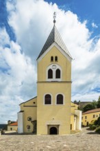 View of St Mary's Castle, Parish Church of the Nativity of the Virgin Mary, Capital of Culture