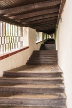 Parish steps connecting the old town centre and town garrison with St. Mary's Castle, Capital of