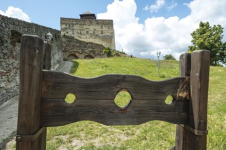 Stockade, medieval instrument of torture, Trencín Castle, Capital of Culture 2026, Trencín,