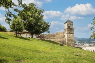 Tower of the fortification wall of Trencín Castle, Capital of Culture 2026, Trencín, Slovakia