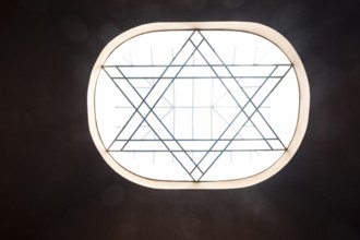 Renovated prayer room of the Jewish community in the Neolog Synagogue converted into a cultural