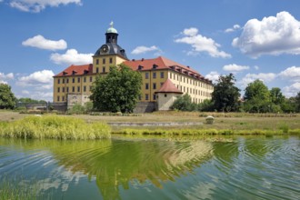 Johannisteich, castle park, Museum Zeitzer Schloss Moritzburg, early baroque style, water