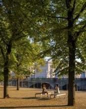 The Berlin Lustgarten park on the Spree Canal, Berlin, Germany