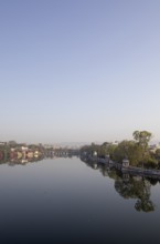 Swaroop Sagar Lake in the morning light, Udaipur, Rajasthan, India