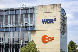 Düsseldorf, North Rhine-Westphalia, Germany - Funkhaus Düsseldorf with the television stations WDR