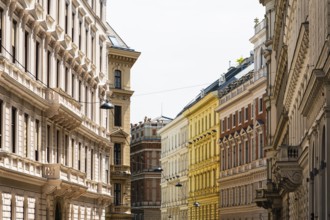 Row of houses from the Gründerzeit in Vienna, Austria