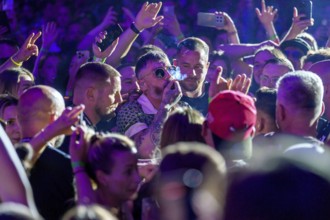 Sido live in the audience on 25 years of SIDO - The anniversary tour at the Berlin Waldbühne on 18