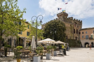 Picturesque village, Haut de Cagnes, Cagnes-sur-Mer, Provence Alpes Côte d'Azur, South of France,