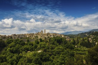 Picturesque mountain village, St. Paul de Vence, Provence Alpes Côte d'Azur, South of France,