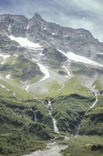 View of the Hoher Sonnblick, Rauris, Pinzgau, Salzburg, Austria