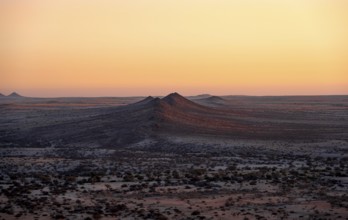 Sunset, Hills, Pontok Mountains, Desert, Dry landscape at Spitzkoppe, Great Spitzkuppe Nature