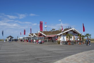 Gosch, Restaurant an der Promenade, Seebrücke, Sankt Peter Ording, Eiderstedt, Nordfriesland, North