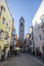Zwölferturm tower, historic old town centre, Vipiteno, South Tyrol, Italy