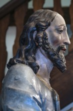 Palmesel, detail of Jesus, created in 1767, Städtisches Museum, Krummebergstr. 30, Überlingen,