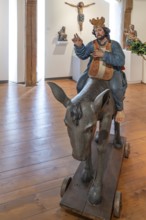 Baroque palm donkey, around 1700, Museum im Kornhaus, Hauptstr. 40, Bad forest lake,