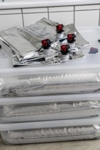 10 litre water bag, for storing drinking water at home, as an emergency reserve in the event of a