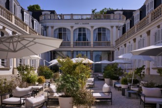 Hotel Moët next to the headquarters of the champagne brand Moët & Chandon, part of the luxury goods