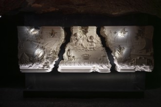 Relief, monumental work of art by the American artist Daniel Arsham, part of the Galerie Impériale,