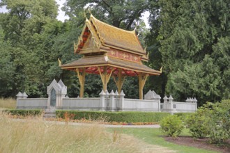 Siamese Sala-Thai I Temple, Asian, spa garden, Bad Homburg, Taunus, Hesse, Germany