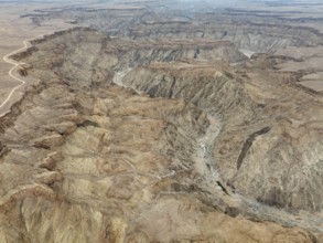 The Fish River Canyon with a length of 160 km is the second largest canyon in the world and the