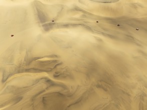 Quad bikes in the dunes of the Namib Desert in the vicinity of the coastal town of Swakopmund.