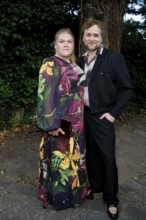 Gisa Flake with partner Knud Riepen at the Cocktail Prolongé for the Semi-Final Round of Judging of