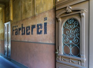 Historic passageway to the backyard, Friedrich-Ebert-Straße, Potsdam, Brandenburg, Germany