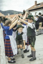 Traditional traditional costume anniversary of the Trachtenverein Schliersee Stamm 1888,