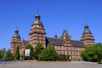 Aschaffenburg Castle, Aschaffenburg am Main, Lower Franconia, Franconia, Germany