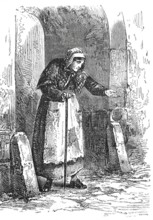 The cane and its use, as a begging stick, begging stick, 1888, Historical, digitally enhanced