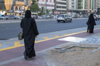Veiled woman, Abu Dhabi, United Arab Emirates