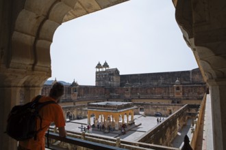 Women's Wing or Wing of the Queens in the Amber Fort or Fortress, Jaipur, Rajasthan, India