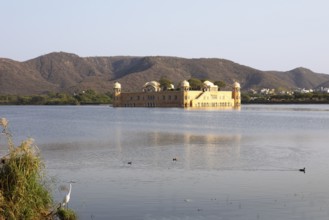 Jal Mahal Palace or Water Palace in Man Sagar Lake, Jaipur, Rajasthan, India