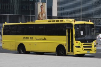 School bus, Abu Dhabi, United Arab Emirates