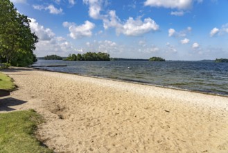 The empress's pavilion on Prinzeninsel in the Großer Plöner See near Plön, Schleswig-Holstein,