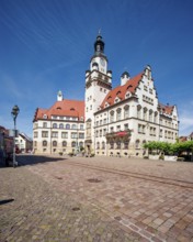 Town Hall on the Obermarkt, by master builder Karl Otto Richter and Hugo Licht, listed building,