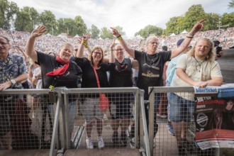 Spectators at the Berliner Rundfunk 91.4 Open Air at the Berlin Parkbühne Wuhlheide on 05/07/2025