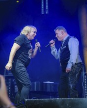 Tobias Künzel and Henri Schmidt, singer of the band Die Prinzen at the Berliner Rundfunk 91.4 Open