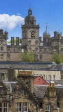Edinburgh, the capital of Scotland, panoramic skyline view from the Calton Hill