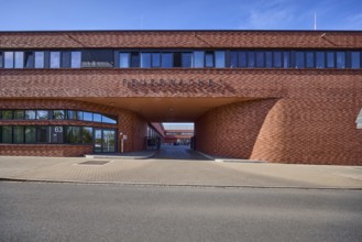 Fire Station 1, modern architecture, driveway, street, blue sky, Reutersbrunnenstraße, Nuremberg,