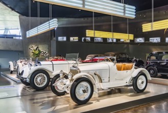 Mercedes-Benz 10-40 hp sports two-seater from 1923. The Mercedes-Benz Museum in Stuttgart presents