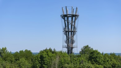 Schönbuchturm near Herrenberg in the western Schönbuch. The observation tower is 35 metres high.