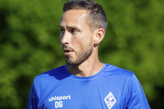 SC Käfertal against Waldhof Mannheim (test match) ***Picture: Dominik Glawogger, coach of Waldhof