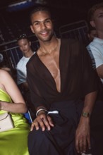 Jermaine Kothé (winner GNTM2024) at the Kilian Kerner Fashion Show during the Berlin Fashion Week