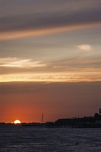 Sunset over Fouras, Fouras-les-Bains, Charente-Maritime, Nouvelle-Aquitaine, France