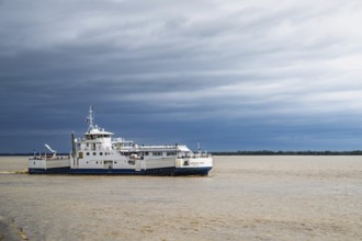 Ferry in Blaye, Gironde Estuary, France