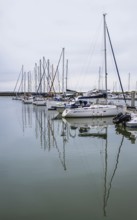 Marina in Le Verdon-sur-Mer, Nouvelle-Aquitaine, Gironde, France