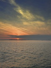 Evening atmosphere, Lake Starnberg, Bavaria, Germany