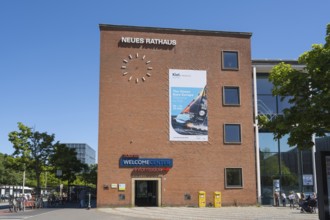 New Town Hall, Tourist Information, Welcome centre, Kiel, Kiel Fjord, Baltic Sea,